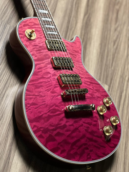 Soloking SLS50QM T3 with 5A Quilt Top in Magenta Surf ML2023070303