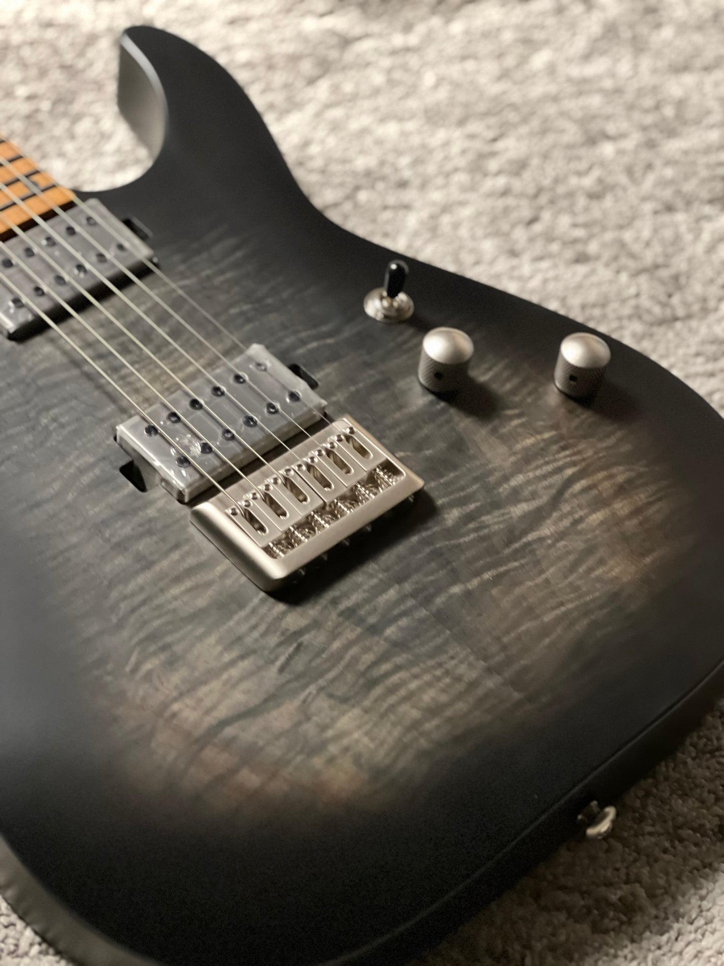 Schecter C-1 Standard Plus in Trans Black Burst