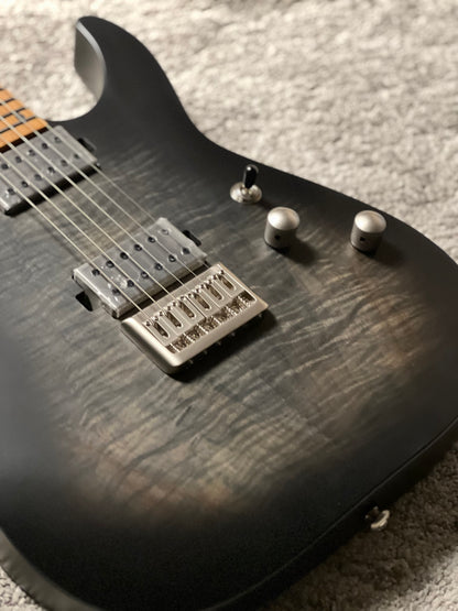 Schecter C-1 Standard Plus in Trans Black Burst