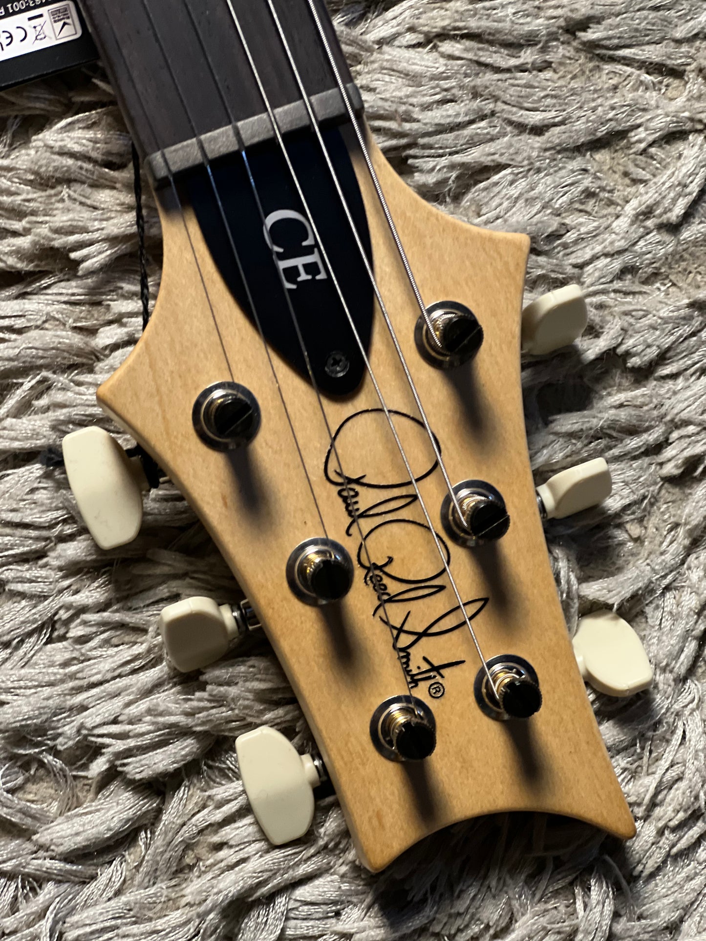 PRS CE 24 in Faded Gray Black Wraparound Smokeburst 0428151