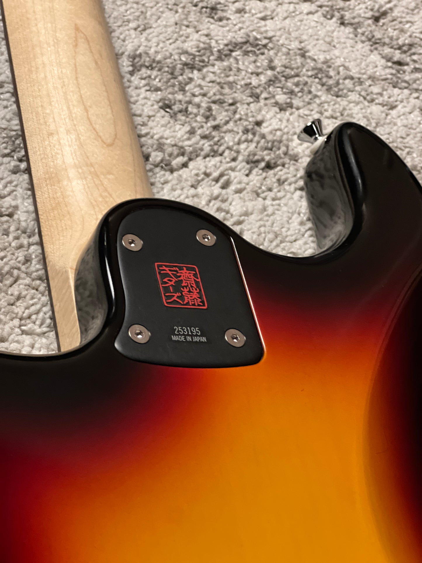 Saito S-622CS SSH Heritage with Rosewood in 3-Tone Sunburst with Mint Green PG 253195