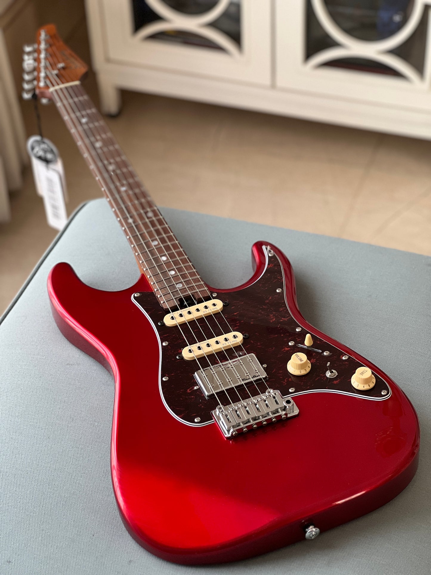 Soloking MS-1 Classic MKII in Candy Apple Red with Entwistle Firestar Nafiri Special Run