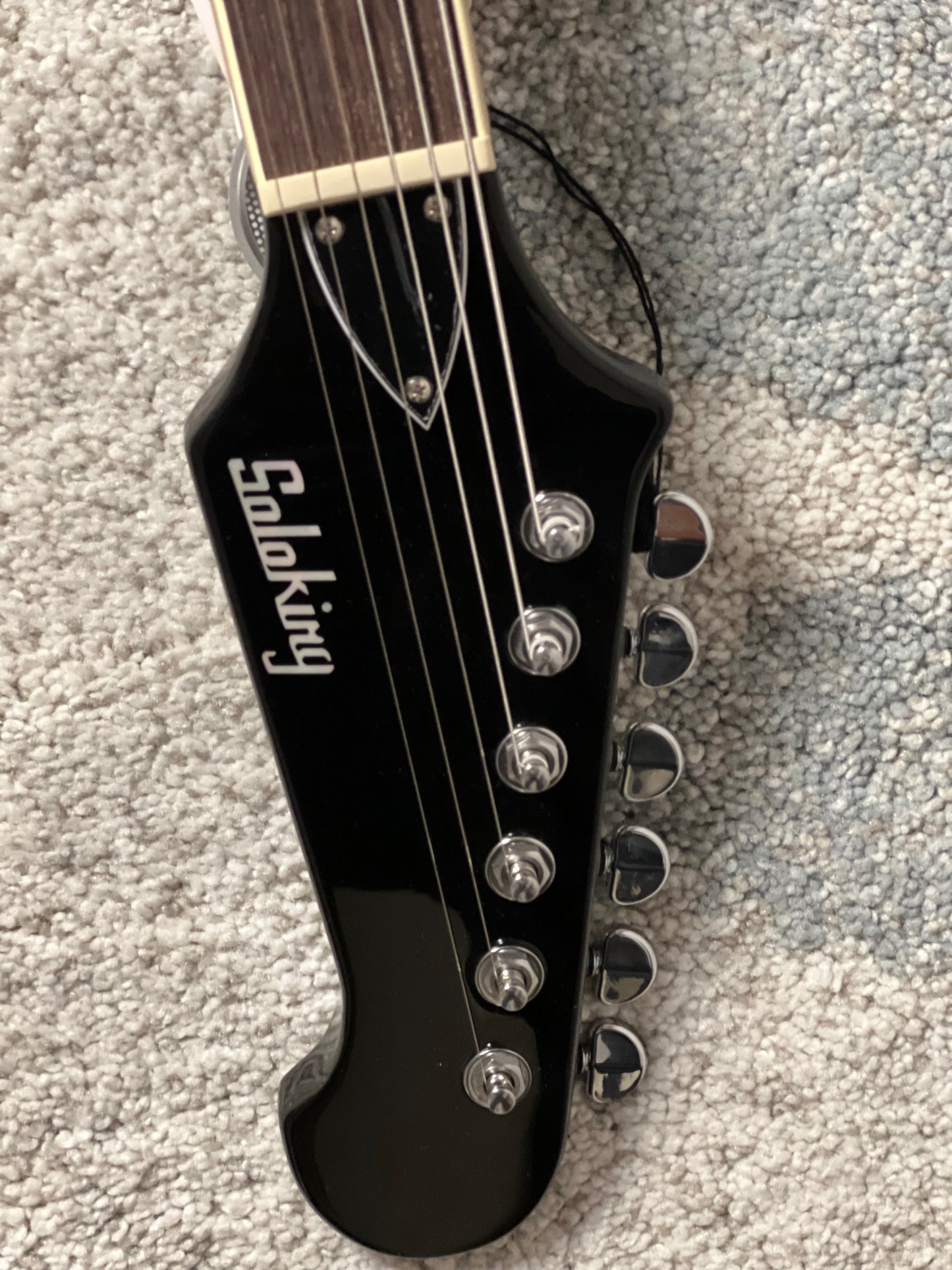 Soloking SDG-335 Dave Grohl Style Tribute in Ebony Black