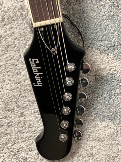 Soloking SDG-335 Dave Grohl Style Tribute in Ebony Black