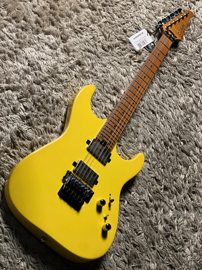 Soloking MS-1 Custom 24 HH FR Flat Top in Bumblebee Yellow Nafiri Special Run