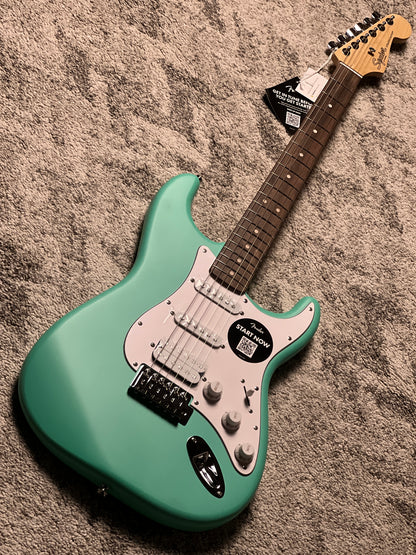 Squier Debut Series Stratocaster HSS with Laurel FB in Sea Foam Green