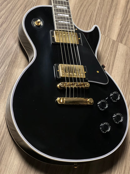 Gibson Les Paul Custom w/Ebony Fingerboard Gloss in Ebony w/Case CS 403244