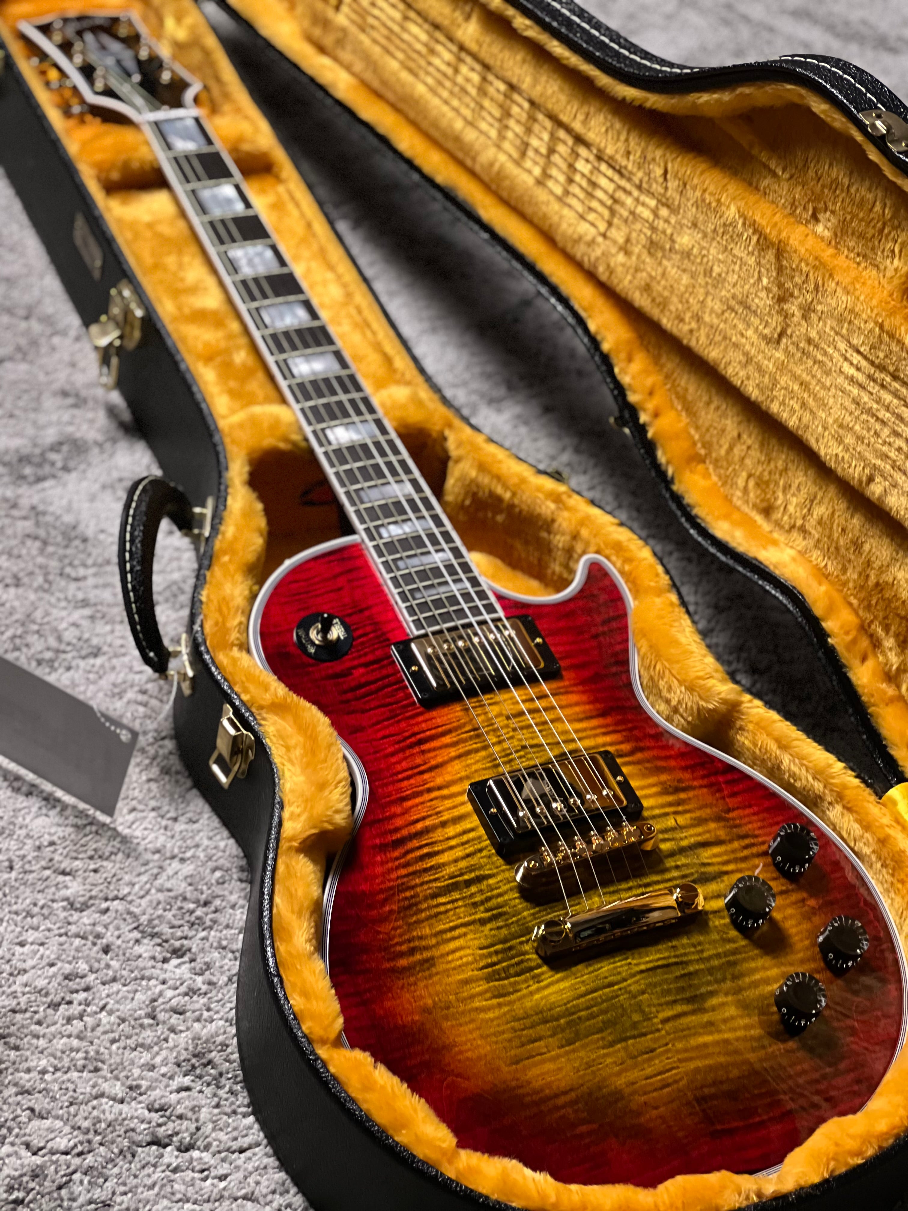 Gibson Custom Les Paul Axcess Custom Figured Top in Bengal Burst