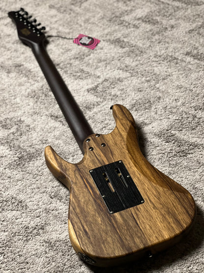 Schecter Sun Valley Super Shredder Exotic in Black Limba W26010855