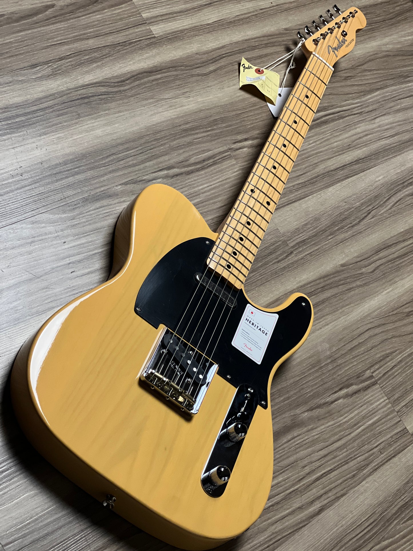 Fender Japan Heritage 50s Telecaster with Maple FB in Butterscotch Blonde JD24007834