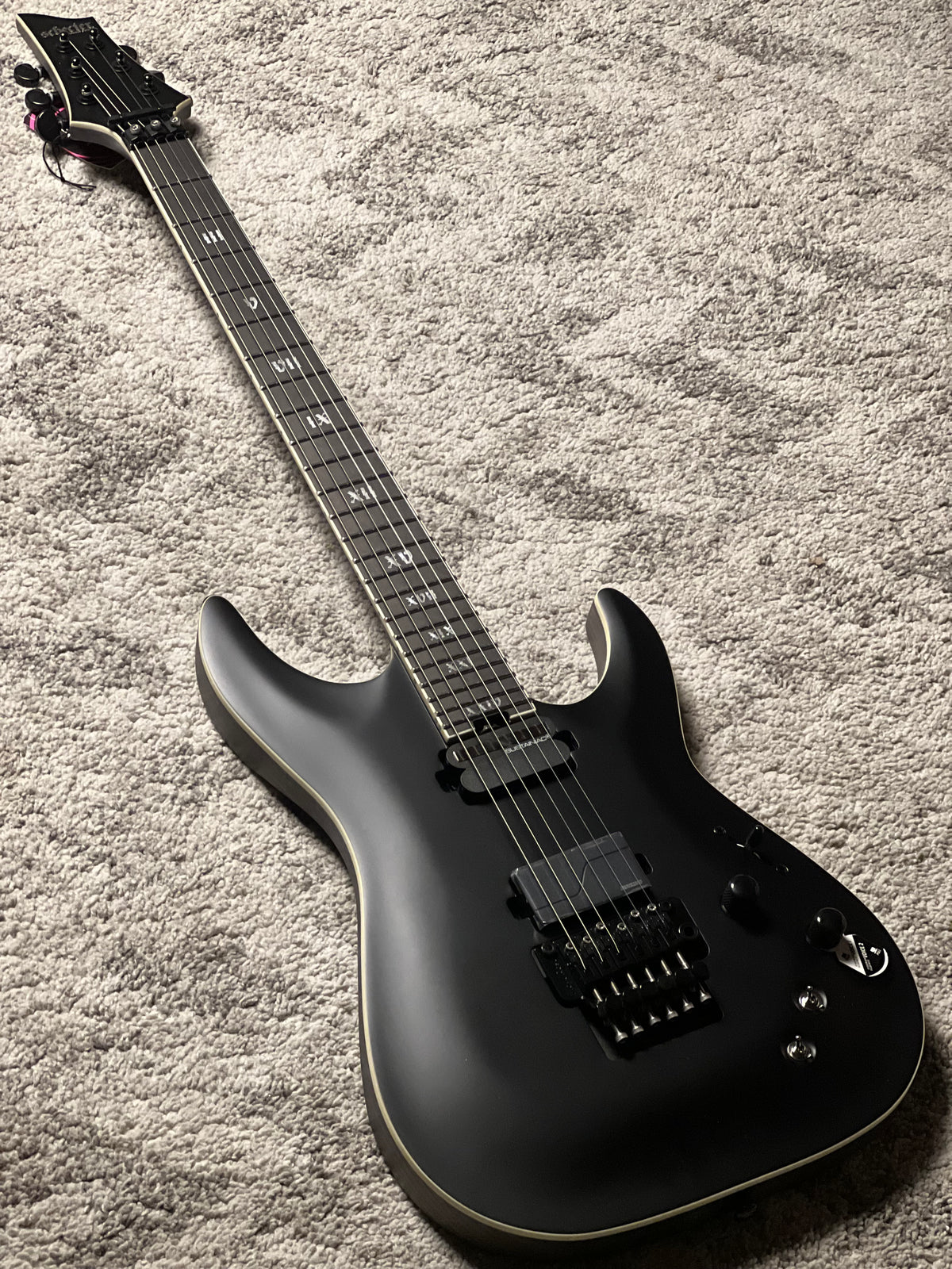 Schecter C-1 FR S SLS Elite Evil Twin - Satin Black