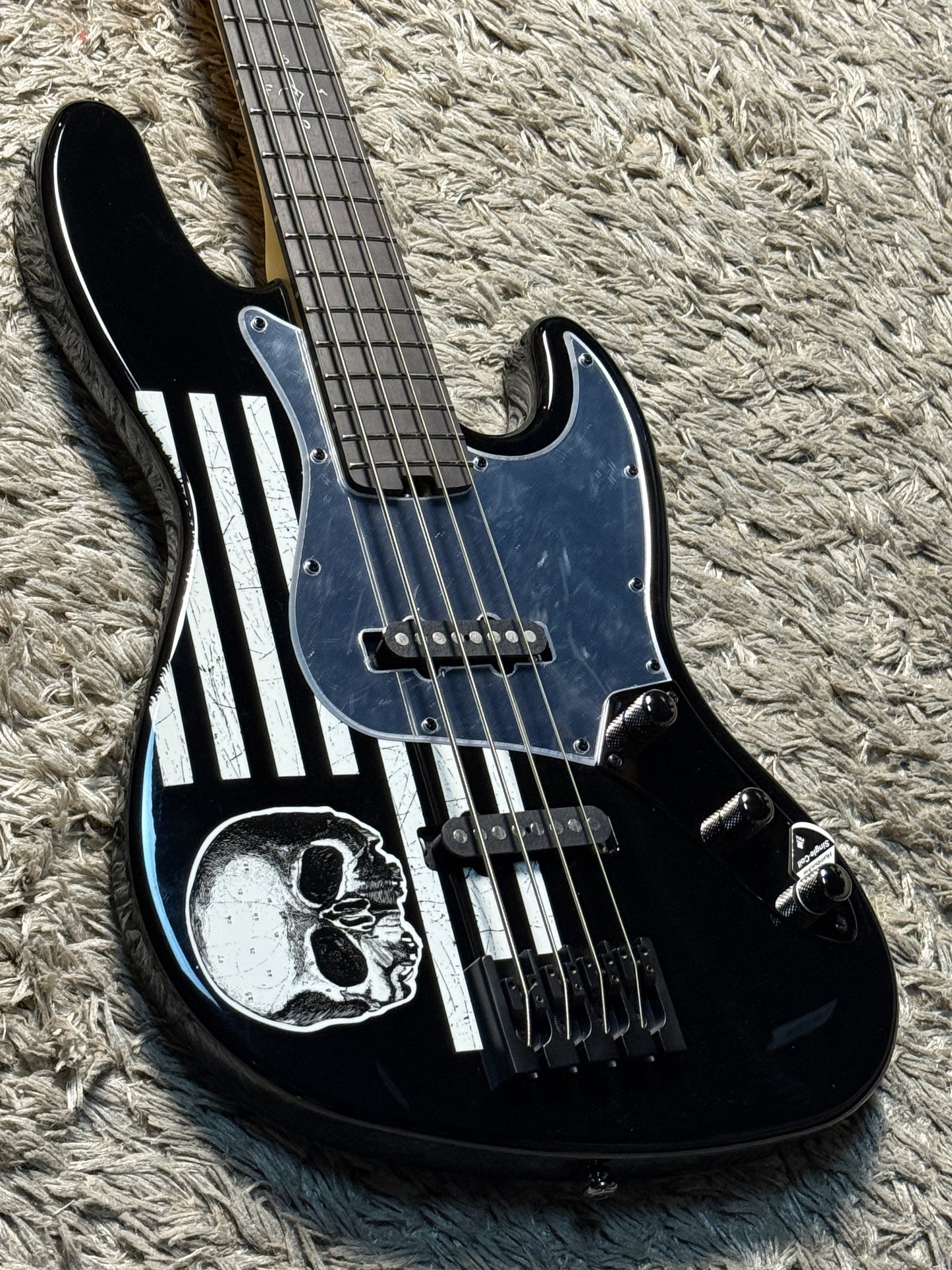 Schecter JD Deservio J-4 Bass in Gloss Black