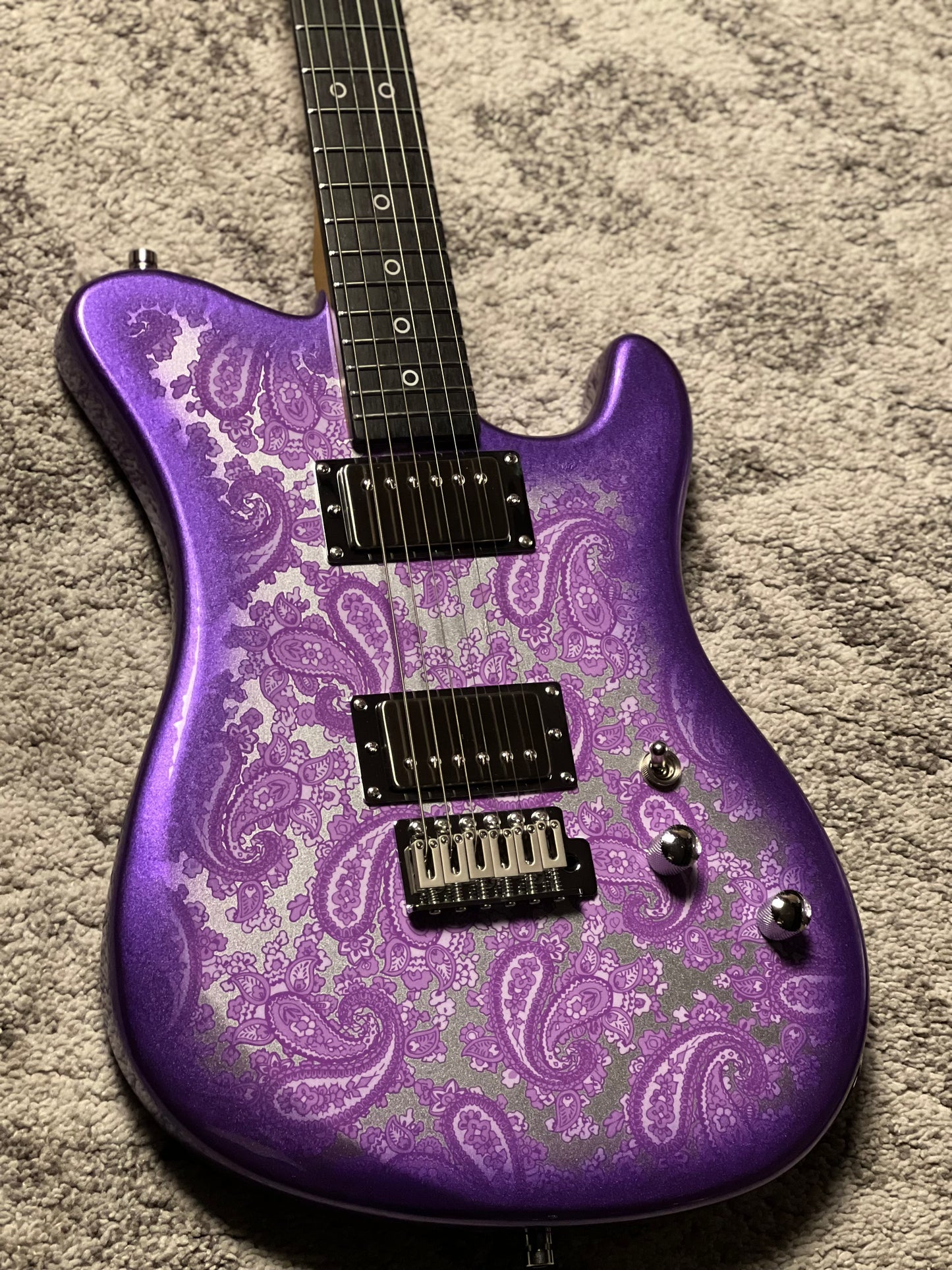 Dhatarattha Performance DTL HH in Purple Paisley with Rosewood FB