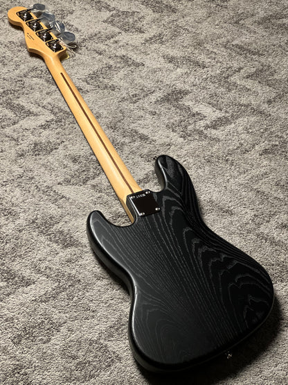 Fender MIJ Limited Jazz Bass with RW FB in Raw Ash Black JD25016284