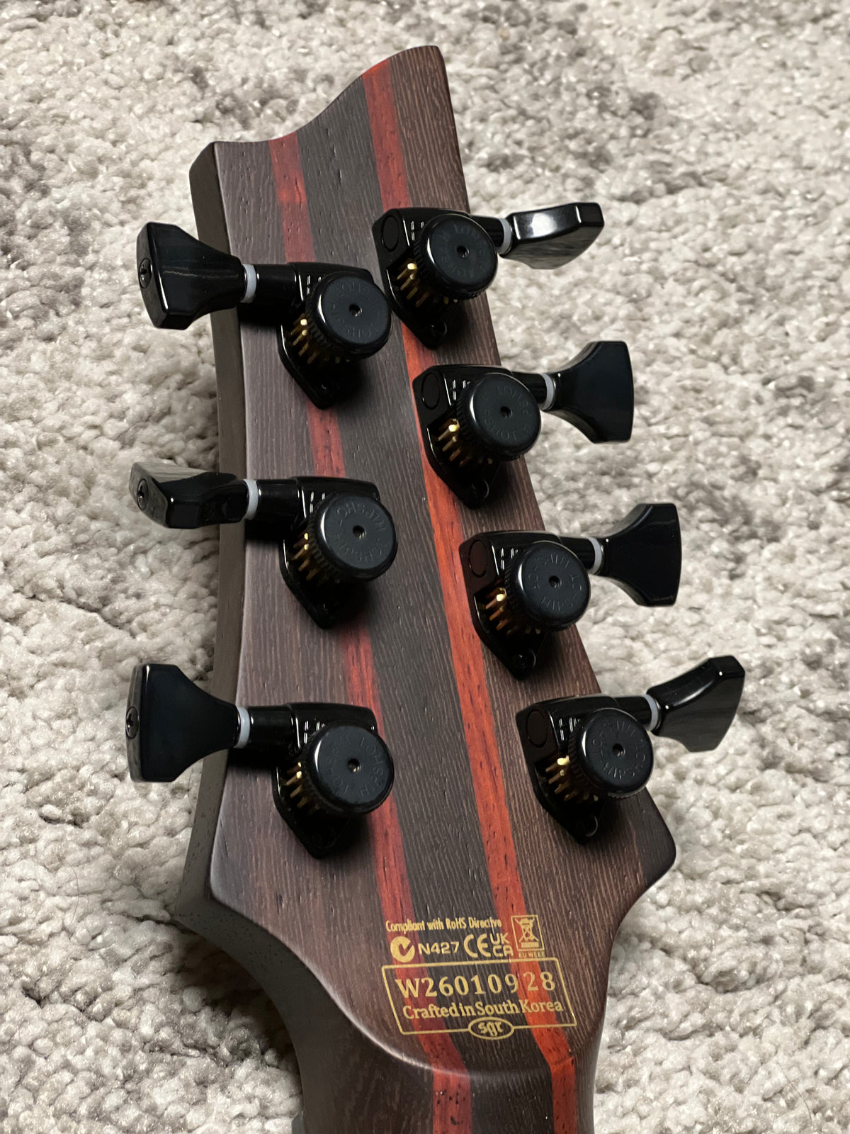 Schecter John Browne Tao-7 in Ozone Burst W26010928