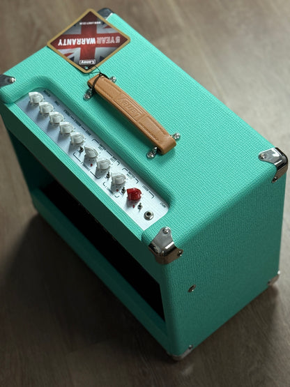 Laney LF Super 60-112 60-watt 1 x 12-inch Solid-state Combo Amplifier in Seafoam Green