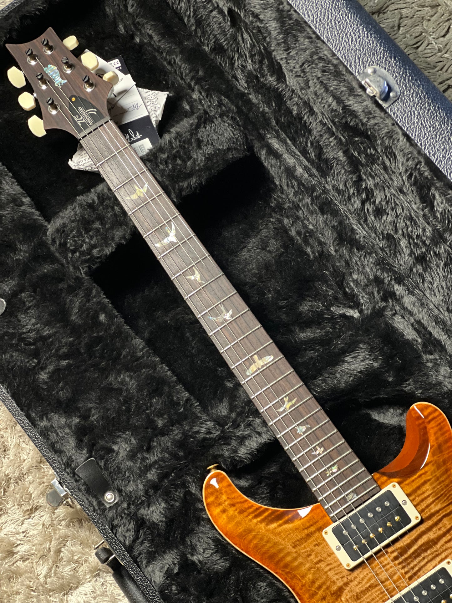 PRS 35th Anniversary Custom 24 in Autumn Sky 10 top 0329379
