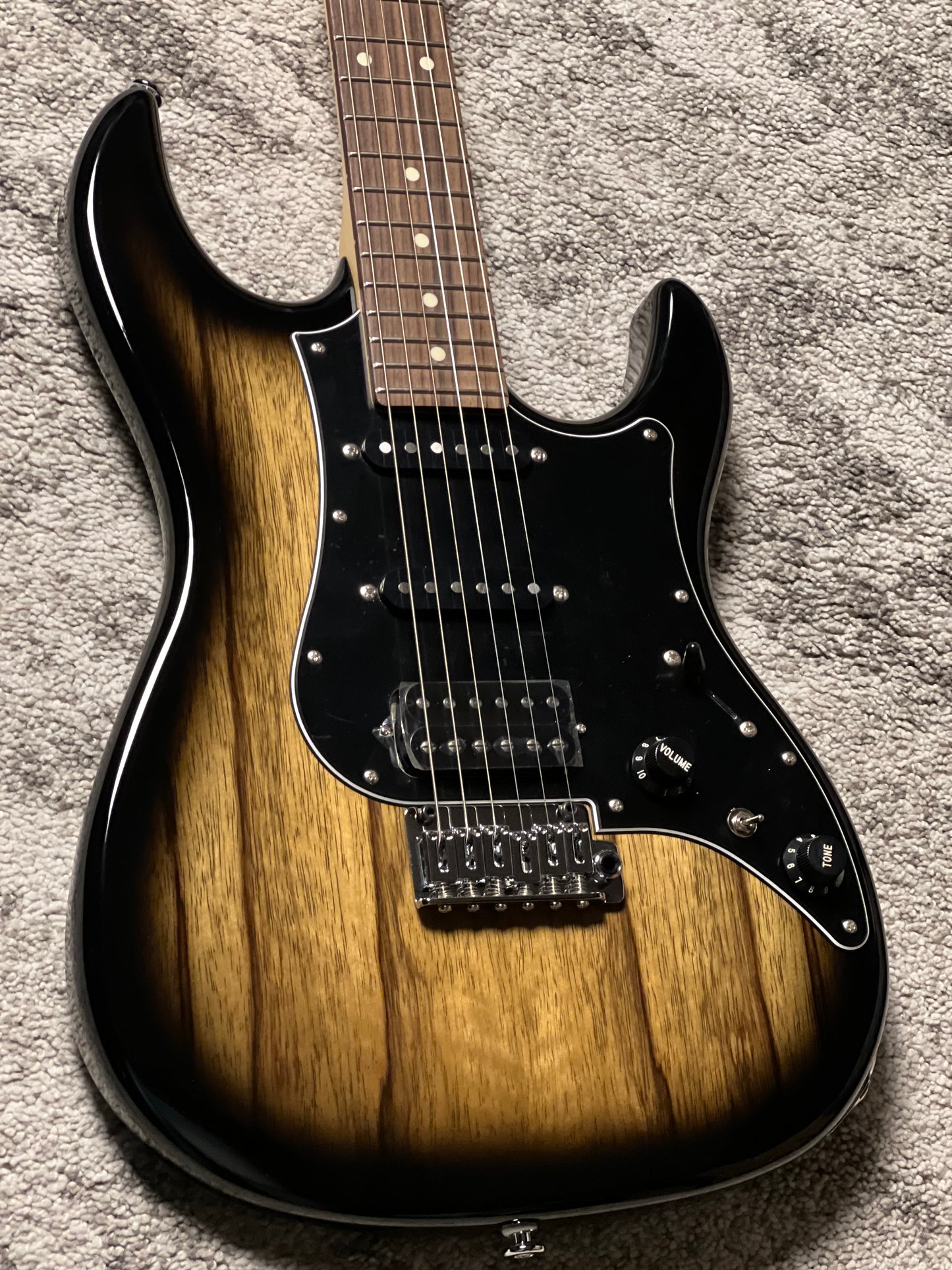 Fujigen FGN Odssey Series J Standard JOS2-TD-EW1-R/DMT in Dark Mocha Burst