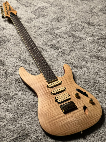 Ibanez SEW761FM-NTF Electric Guitar in Natural Flat I260310943 (USED)
