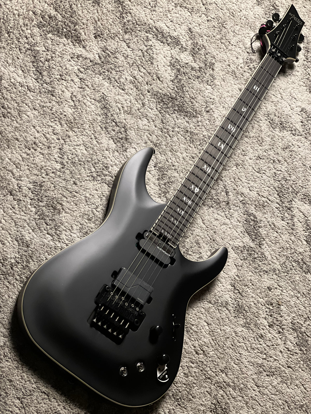 Schecter C-1 FR S SLS Elite Evil Twin - Satin Black