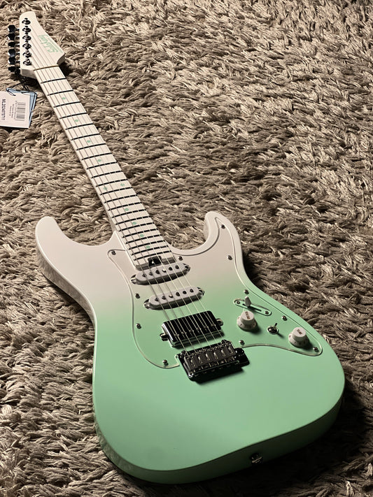 Soloking MS-2 Special in Light Green Fade with White Neck Summer Season Limited Edition