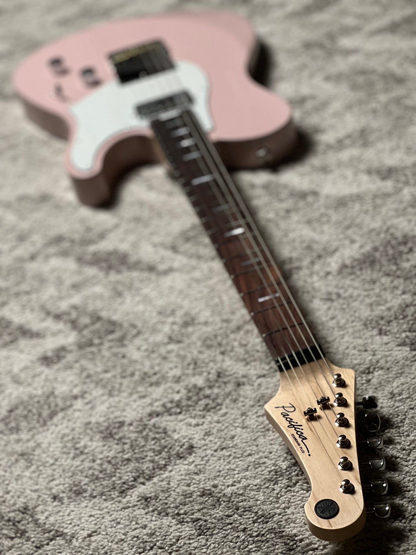 Yamaha PACS+11S Pacifica Standard Plus in Ash Pink with Rosewood Fingerboard