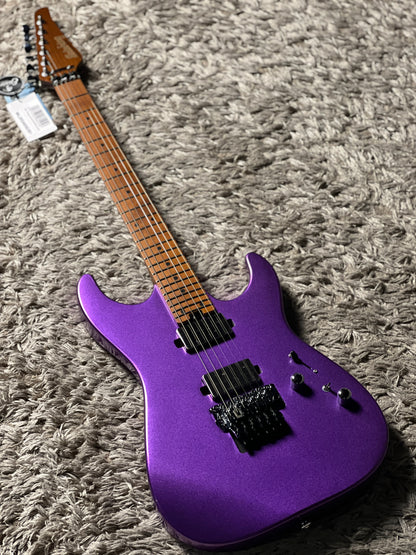 Soloking MS-1 Custom 24 HH FR Flat Top in Deep Purple Nafiri Special Run