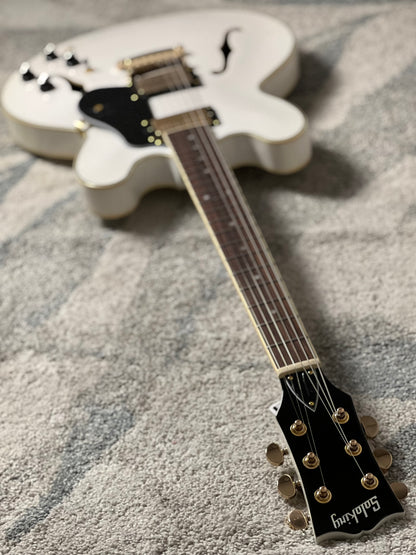 Soloking SH-335 Heritage in Alpine White with Gold Hardware