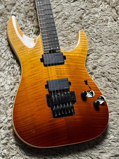 Schecter C-1 FR SLS Elite in Antique Fade Burst W19040031