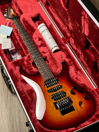 Ibanez S6670SK-STB with Case in Sunset Burst F2600615