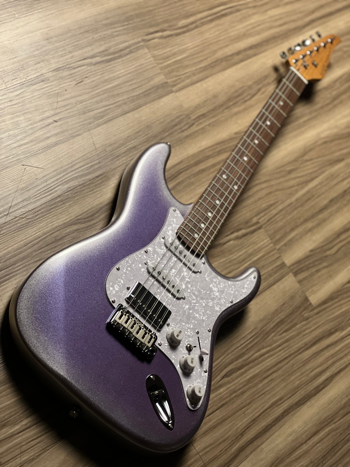 SQOE SEST700 HSS Roasted Maple Series in Lavender Silverburst Limited Edition