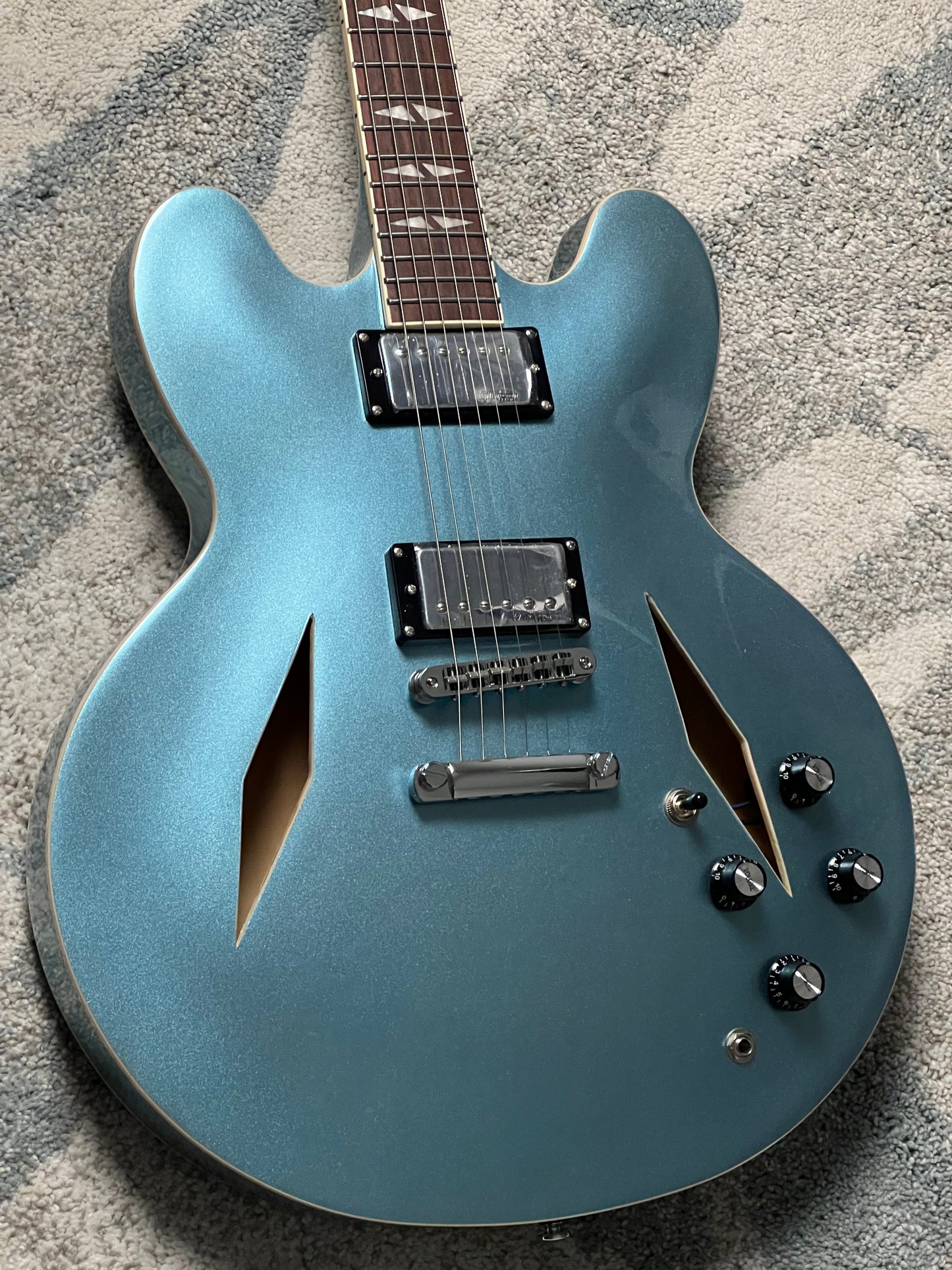 Soloking SDG-335 Dave Grohl Style Tribute in Pelham Blue (B STOCK)