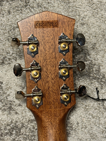 Cort Essence ES-GA4-BRSG Grand Auditorium Special Acoustic Guitar, Brown Burst Semi-Gloss