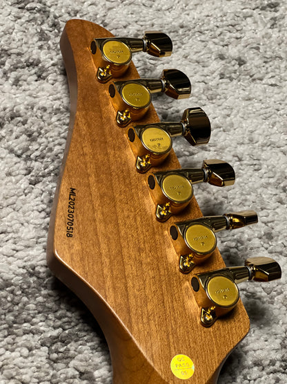 Dhatarattha Custom DST HH Flame in Majesty Red with Rosewood FB