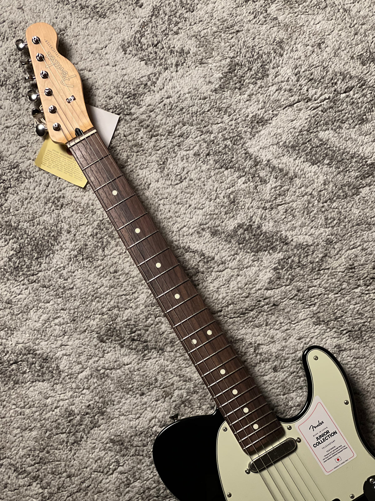Fender Japan Junior Collection Telecaster with Rosewood FB in Black JD22019558