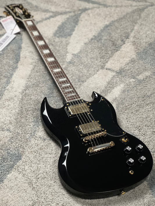 Soloking SG60 MKII in Black Beauty with Gold Hardware