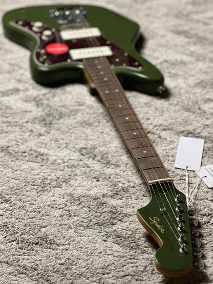 Squier FSR Classic Vibe 60s Jazzmaster with Laurel FB in Olive Metallic