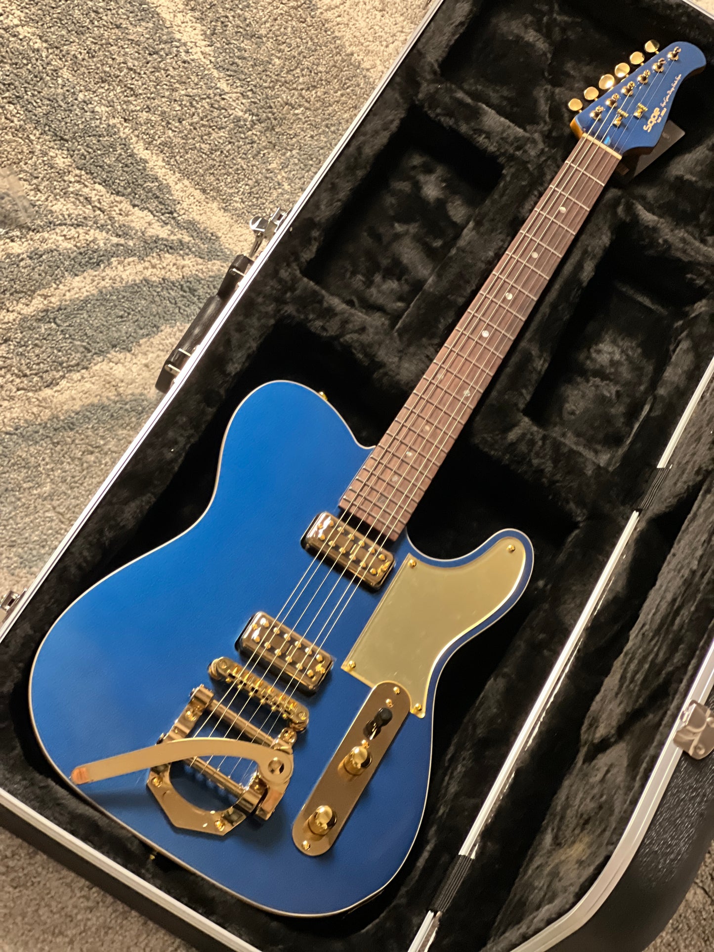SQOE SETL1000FR Premium Custom Series Professional Limited Edition in Deep Sea Blue