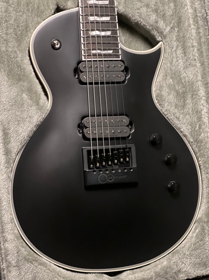 ESP E-II Eclipse-7 EverTune in Black Satin ES8195253