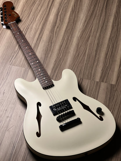 Fender Tom DeLonge Starcaster with Rosewood FB in Olympic White