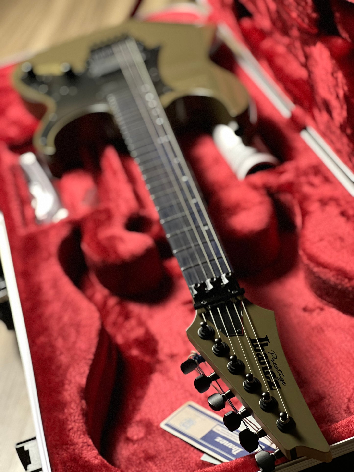 Ibanez RGR5130-KM in Khaki Metallic with Case F2428040