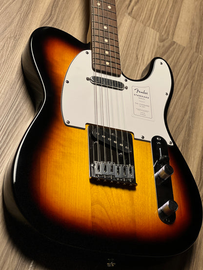 Fender Standard Telecaster w/White Pickguard, Laurel FB in 3-Color Sunburst