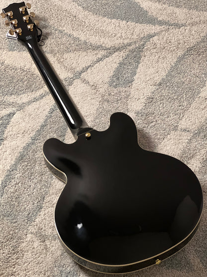 Soloking SH-335 Heritage in Ebony Black with Gold Hardware