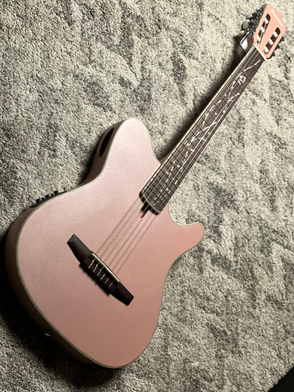 Ibanez TOD10N-PAF Tim Henson Signature Nylon String in Pearl Pink Flat