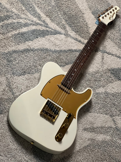 Soloking MT-1 Tribute 60s with Rosewood FB in Vintage White with Gold Hardware