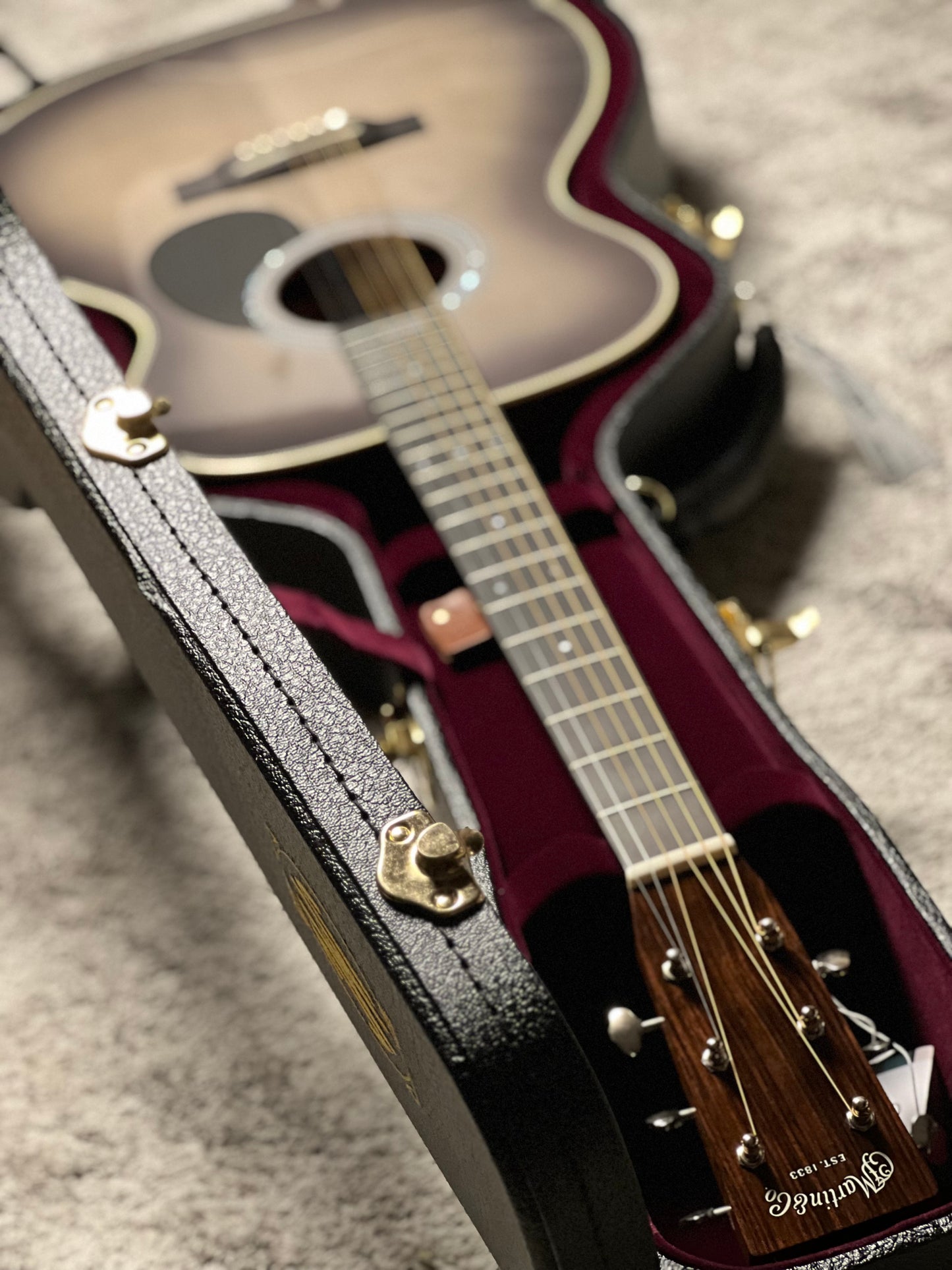 Martin OMJM John Mayer 20Th Anniversary with Platinum Gray Burst #1313