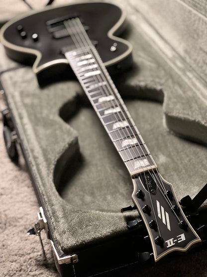 ESP E-II Eclipse-7 EverTune in Black Satin ES8195253