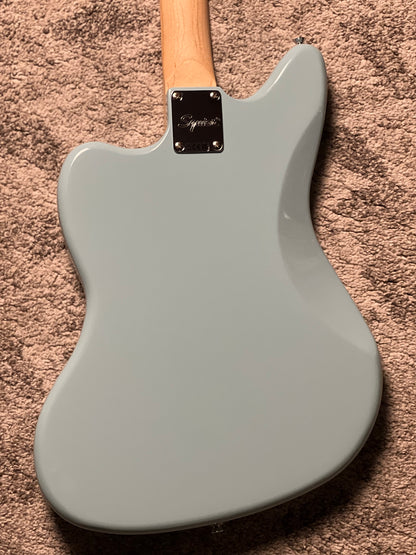 Squier FSR Affinity Series Jaguar with Maple FB in Daphne Blue