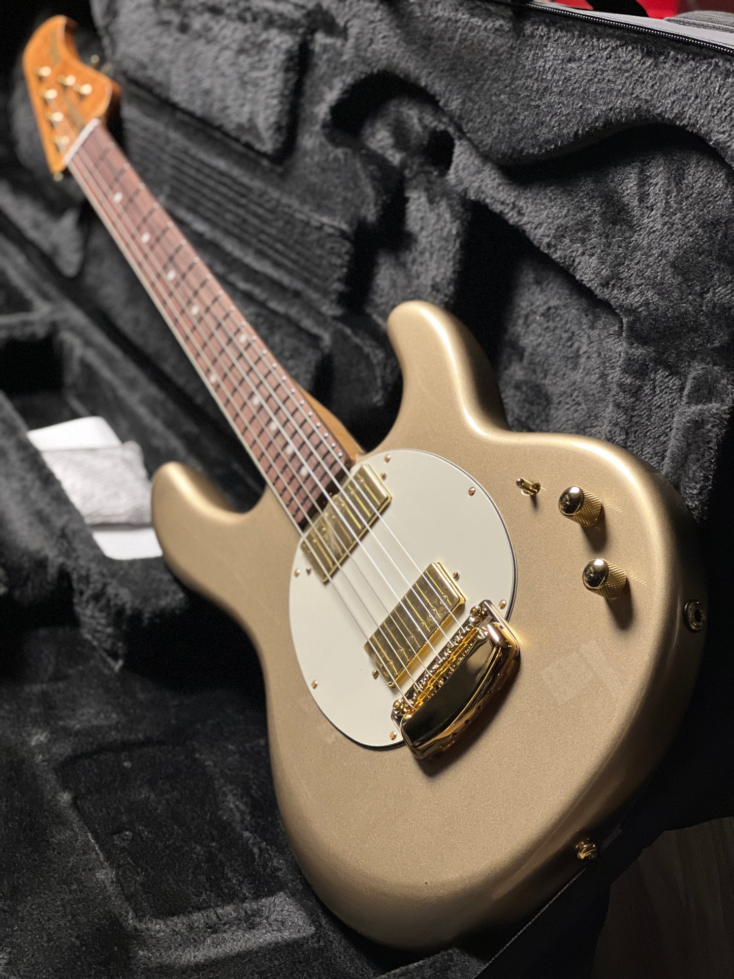 Music Man StingRay II Cory Wong Signature Electric Guitar in Cashmere S12099