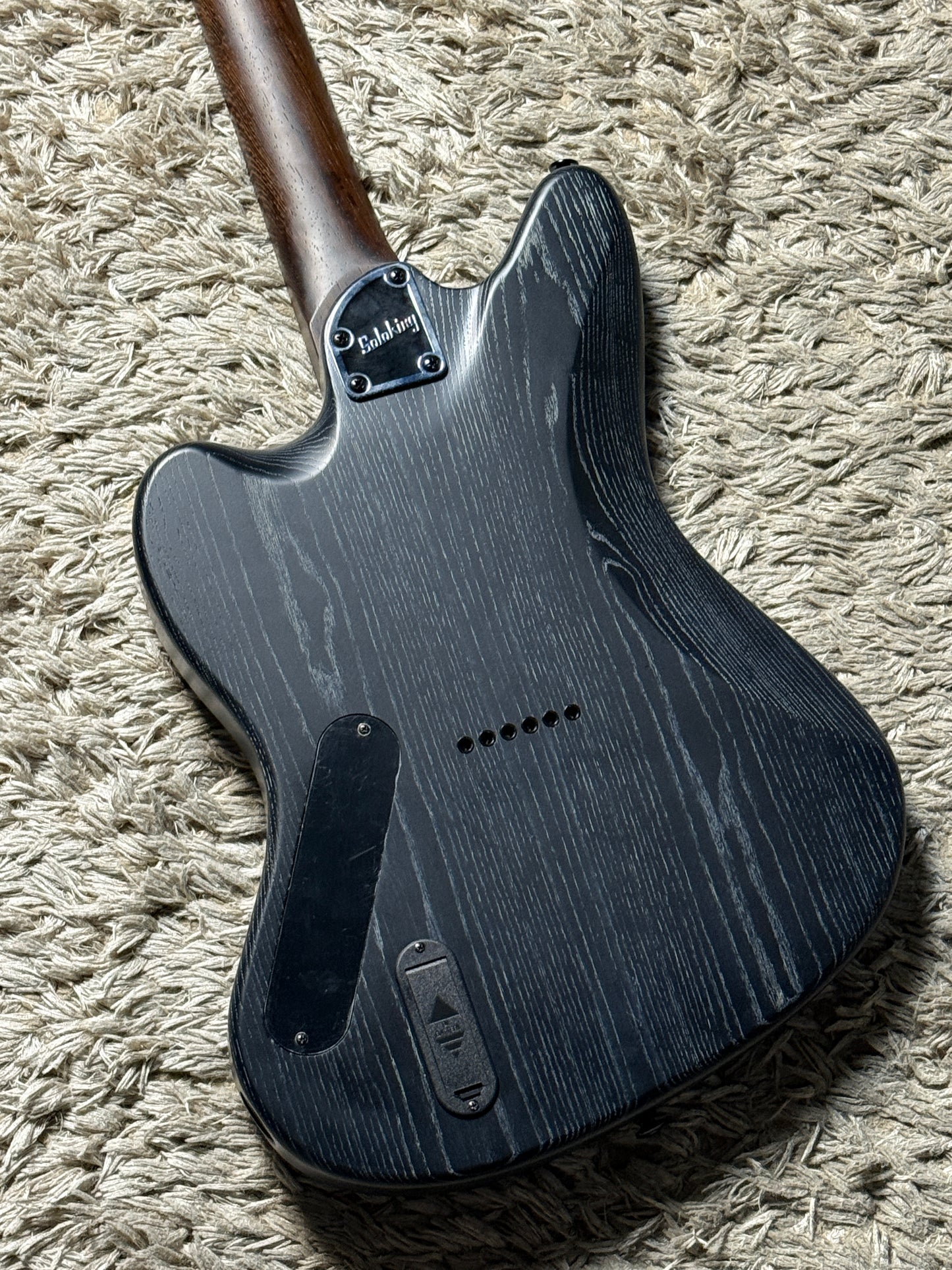Soloking MJM-1 Custom HH with Wenge Neck in Driftwood Black